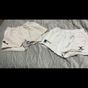 2 pairs of medium size rugby shorts.
